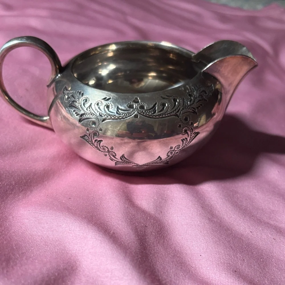 Silver Creamer with Handle